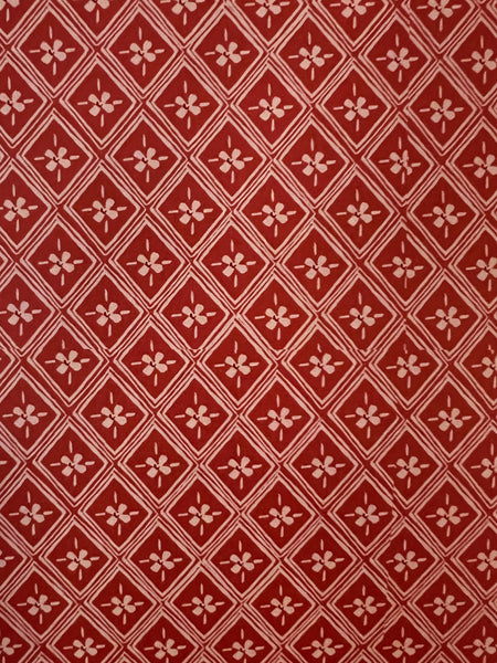 Waffle Polka Dot Pattern in Burgundy Wrapping Paper