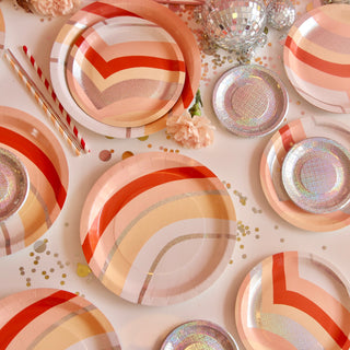 Mini Disco Canape Plates