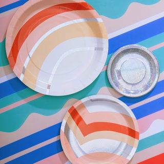 Mini Disco Canape Plates