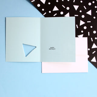 Grid Birthday Card