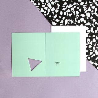 Grid Thank You Card