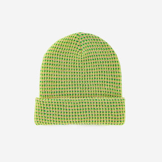 Simple Grid Knit Beanie