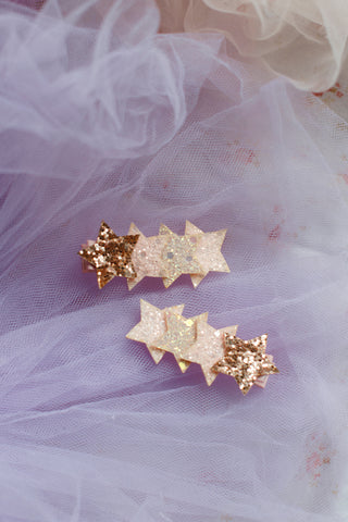 Shimmer Star Clips