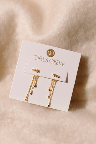 Meteor Shower Dangle Earrings