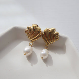 Art Deco Pearl Earrings | Dangle Earrings