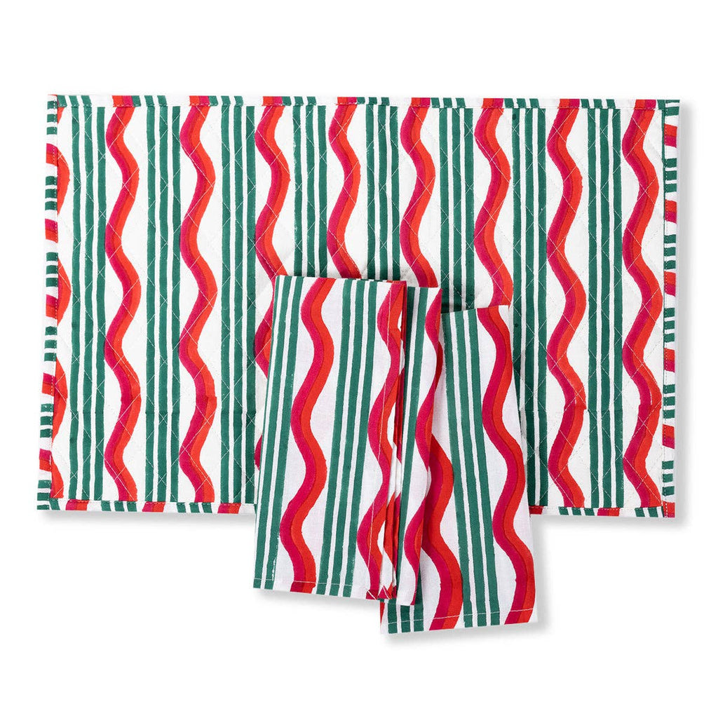 Festive Stripe Napkin