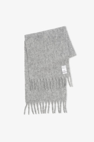 The Reykjavik Scarf with Premium Merino Wool - Grey