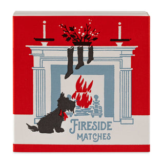 Scotty Dog Fireside | Square - Christmas Safety Matches🎄