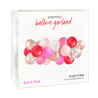 Balloon Garland - Pink & Red (Valentine's)