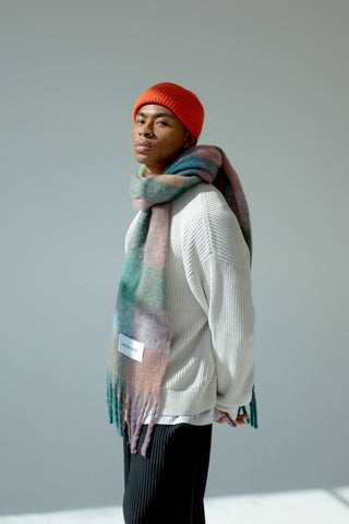 The Reykjavik Scarf - Pastel Check