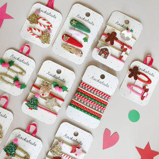 Stripy Christmas Tree Clips