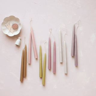 9" Dipped Taper Candles