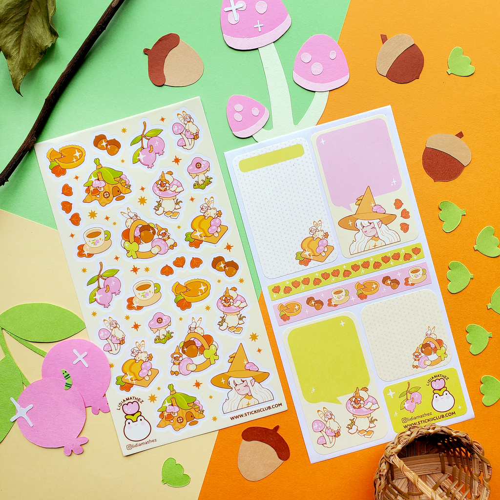 Woodsy Witches & Fairies Sticker Sheet