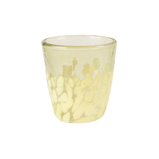 Butter Yellow Speckle Glass