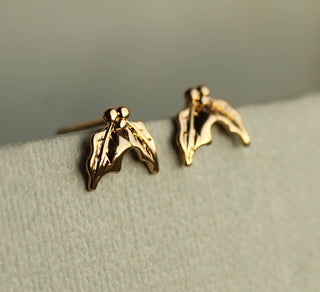 Gold Holly Stud Earrings
