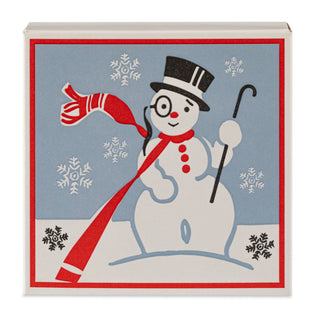 Snowman | Square - Christmas Safety Matches🎄
