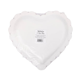 Scalloped Heart Shaped Plate