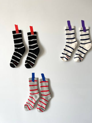 Striped Boyfriend Socks