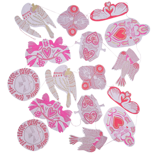 Love Birds Sewn Garland