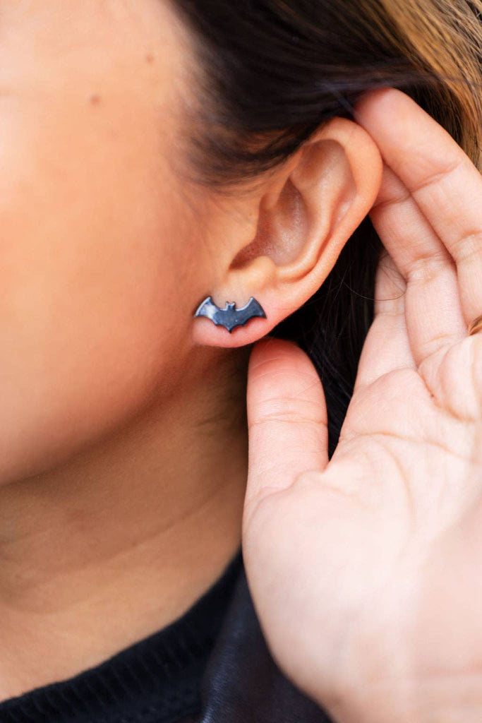 Bat Stud Earrings