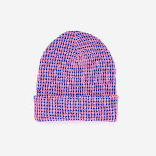 Simple Grid Knit Beanie