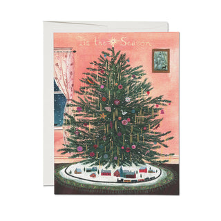 Tinsel Tree Boxed Set of 8 Cards