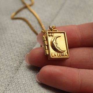 Tarot Card Locket Necklace