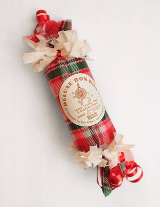 Christmas Plaid  Deluxe Surprise Bon Bon Handmade Favor
