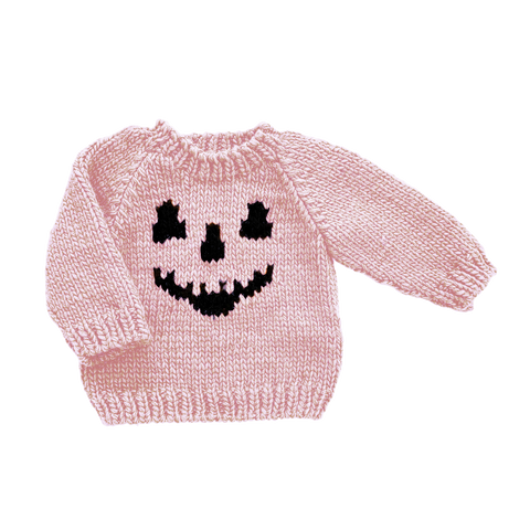 Pumpkin Sweater- Baby Pink