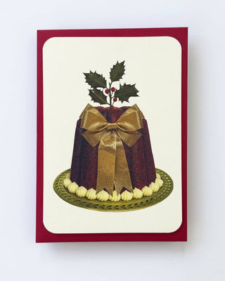 Christmas Plum Puddings Mixed Set Greeting Cards