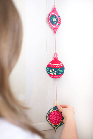 Baubles Vertical Wall Hanging