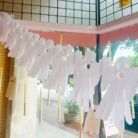 12 ft Ghost Tissue Garland