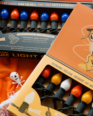 Candy Corn Vintage Style Halloween C7 LED 10-Light Sets