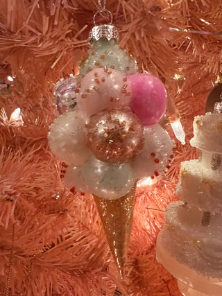 Deluxe Ice Cream Cone Ornament