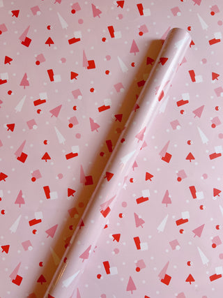 Midcentury Pink Trees