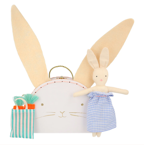 Bunny Suitcase with Mini Doll