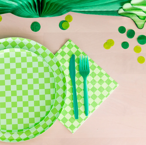 Check It! Lime Dessert Plates - 8 Pk.