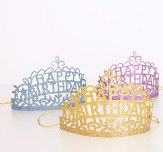 Birthday Tiaras, set of 8 - Meri Meri