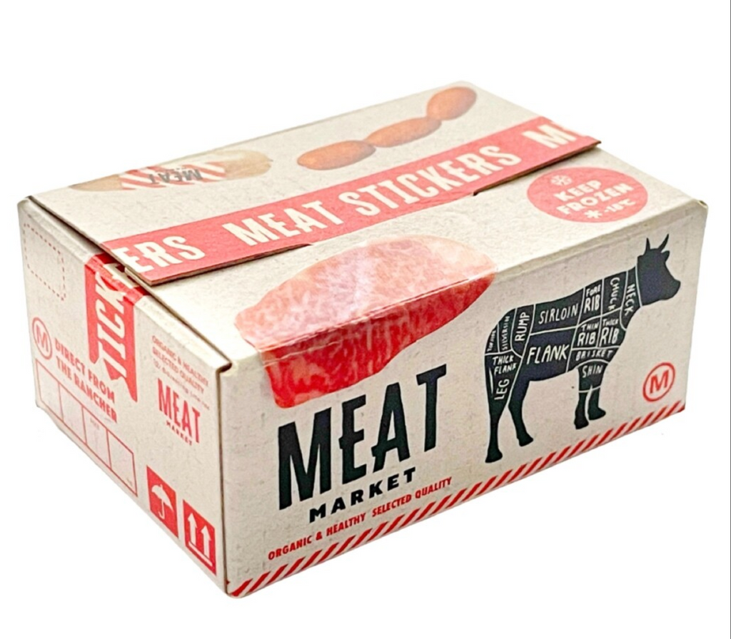 Miniature Meat Delivery Sticker Box