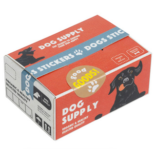 Miniature Dog Supplies Delivery Sticker Box