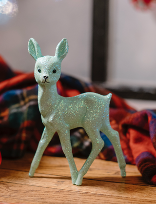 Glittered Mint Deer