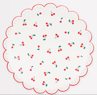 Cherry Pattern Dinner Plates