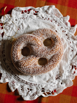 Giant Salted Pretzel Ornament