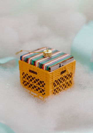 Crate of Records Ornament