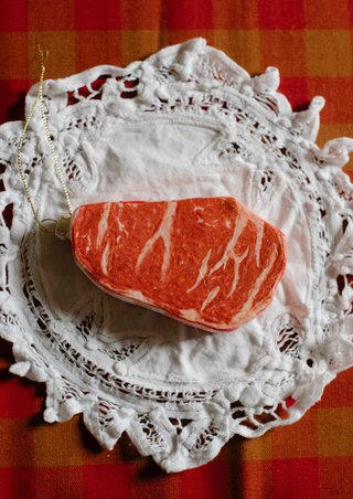 Steak Ornament