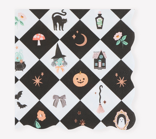 Patchwork Halloween Large Napkins