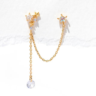 Star Crossed Lover Double Earring