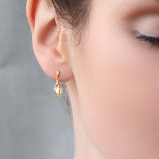 Rhombus Geometric Jewel Earrings