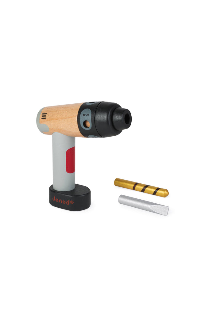 Kids' Magnetic Wood Drill Toy