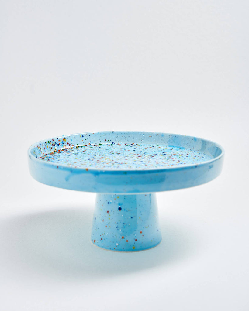 New Party Cake Stand 28cm Blue